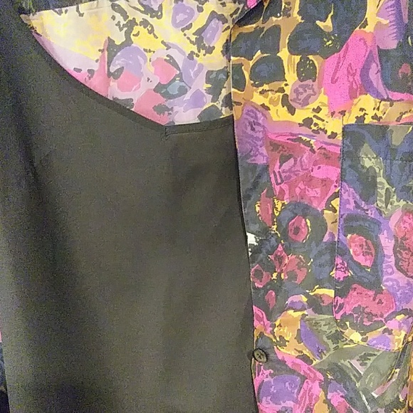 Stunt Collections Womens. Size M 100% Silk - Picture 3 of 3